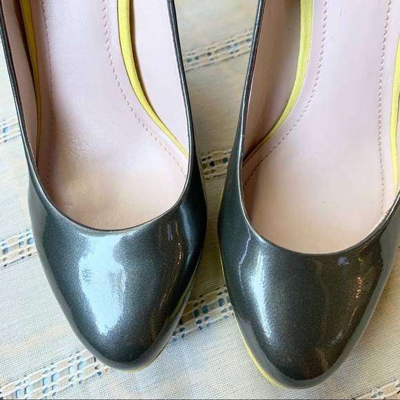 Vince Camuto Heels Dacoma Stiletto Platform Pumps, Yellow Neon Retro Sexy, Party - Picture 8 of 15